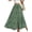 Green, variant on Musefolio Women’s Small Floral Print Long Skirt Resort Style A-Line Maxi S-2XL