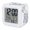 White, Navy Blue, Gray, variant on Octopus Coastal Digital Alarm Clock for Bedrooms, Smart LED Alarm Clock with 7 Color Changing Night Light, Nautical Summer Ocean Seaside Silent Wake Up Clocks for Sleep Study Cooking 3.2"x3.2"