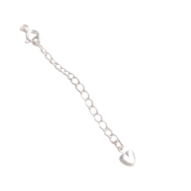 Sonducket Extensión de cadena, joyería, collar, accesorios, , conectores de corazón chapados, cierres DIY, hallazgos ajustables, moda Ropa, zapatos y accesorios Miscelánea Corazón estéreo