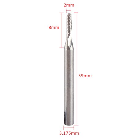 

Garosa 8mm End Mill Milling Bits Density Board MDF For Acrylic PVC