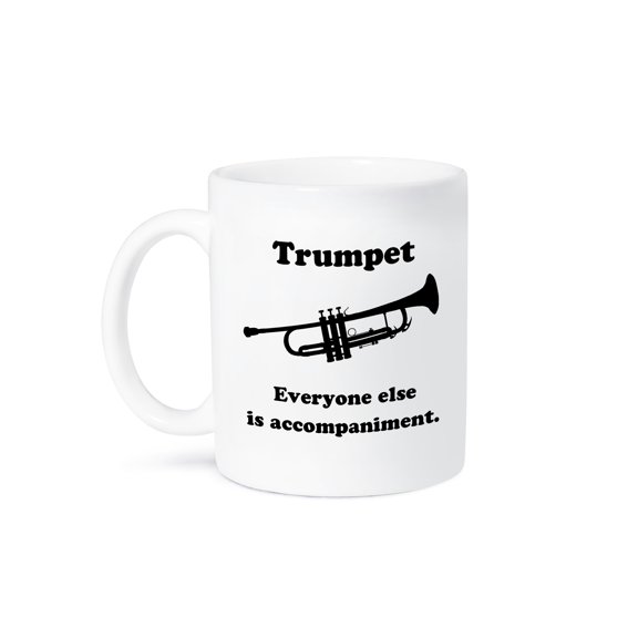 3dRose, Trumpet everyone else is just accompaniment, 15oz Mug
