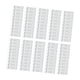 thumbnail image 2 of 100 piezas de herrajes para colgar exhibidores de azulejos, fáciles de instalar, sujetadores de gancho montados en la pared Aluminio 9x02x25cm, 2 of 9