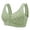 Mint Green, variant on Lumtrix Daisy Bras for Older Women Front Closure Push up Bra No Underwire Senior Bra Snaps Wide Strap Breathable Bras Purple 32