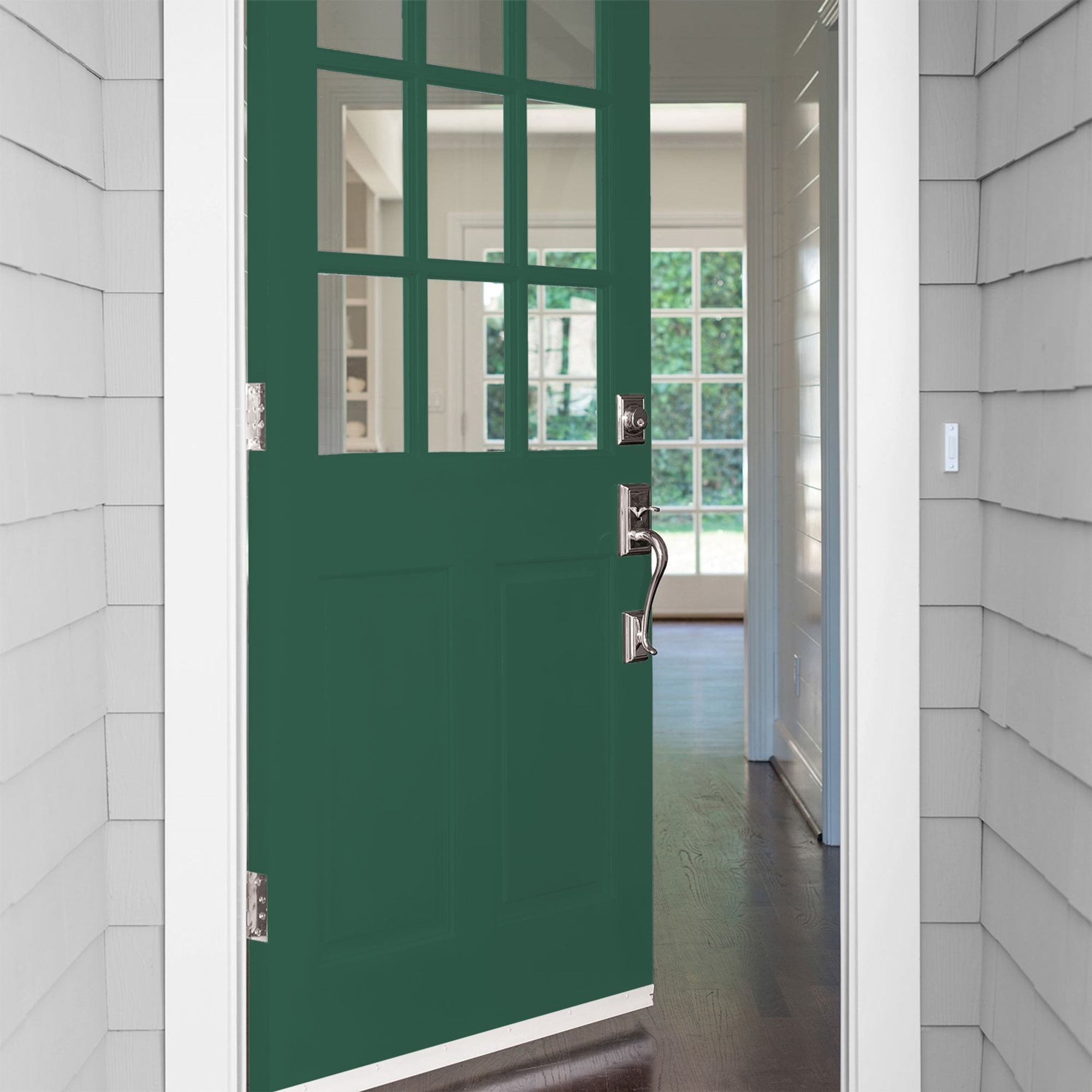 Glidden High Endurance Plus Billiard Green Semi Gloss Exterior Paint and Primer, 1 Gallon