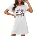 thumbnail image 1 of Tnhcen Pyjama d'Halloween pour Femmes Grande Taille, Robes de Pyjama en Molleton Double Face P-2TG, Douces et Confortables, Tenue d'Intérieur Extensible, 1 of 3