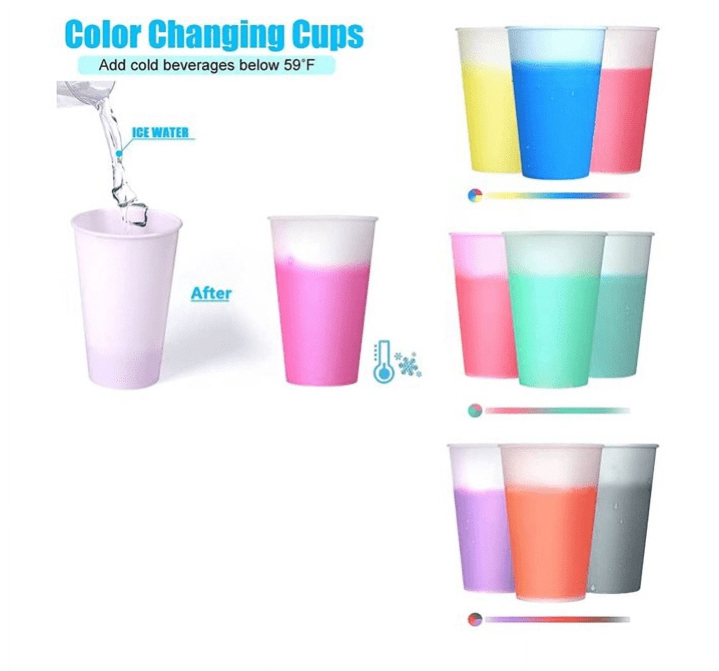  Youngever 7 Sets Plastic Kids Cups with Lids and Straws, 7  Reusable Toddler Cups with Straws in 7 Assorted Colors : Health & Household