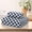 Blue, variant on HKEJIAOI 13.7x29.5In Checkered Velvet Bath Towel Set - Super Absorbent Quick Dry Thick Plush Fabric for Home Bath Spa Gym