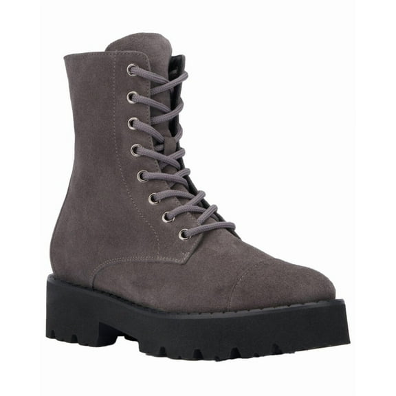 Aquatalia Savina Weatherproof Suede Boot, 6, Grey