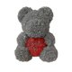 thumbnail image 2 of Oso de peluche rosa de 40 cm con forma de corazón y flor artificial, ideal para San Valentín, bodas, cumpleaños y Navidad, envío directo, 2022, 2 of 4