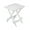 White, variant on Adams QuikFold Rectangular White Polypropylene Folding Side Table