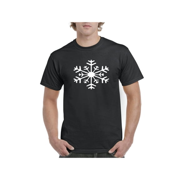 MmF - Men's T-Shirt Short Sleeve - Snowflake Christmas New Year