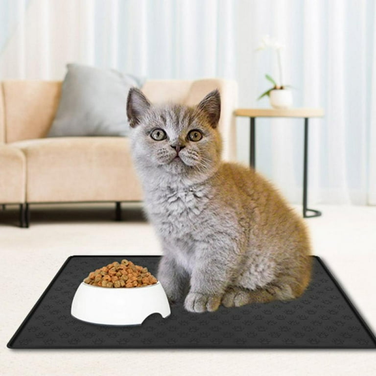 Paws & Pals Dog Food Mat - Anti-Slip Pet Feeding Mats, Multiple Sizes &  Colors