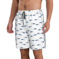 thumbnail image 2 of Balery Cute Shark Traje de Baño Estilo Hawaiano para Hombre, Shorts de Secado Rápido con Bolsillos-3X-Large, 2 of 6