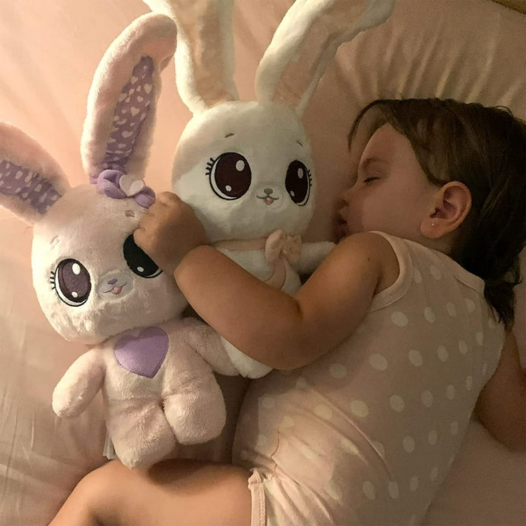  IMC Toys Peekapets Peek-A-Boo Bunny White Plush - Stuffed  Animal, Plush Doll - Great Gift for Kids Ages 1-3 : Toys & Games