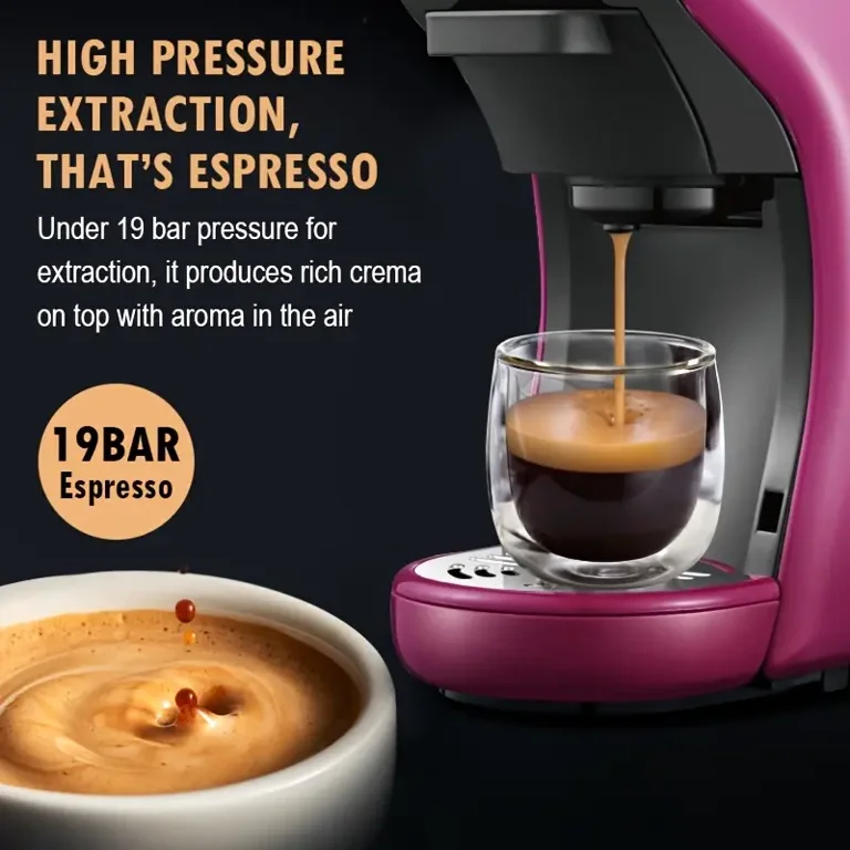 19Bar Coffee Machine 5 in 1 Coffee Maker Multiple Capsule Expresso Cafetera  Dolce Milk Nexpresso Capsule