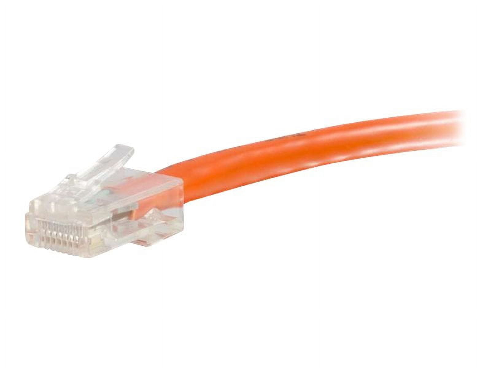 C2G 10ft Cat6 Non-Booted Unshielded (UTP) Ethernet Network Patch Cable - Orange - patch cable - 10 ft - orange