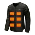 thumbnail image 3 of Men's Long Sleeve V-Neck Intelligent Heating Jacket - Smart Warm Outerwear with Comfort Fit for Cold Weather, 3 of 8
