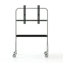 Antique Black Movable Floor TV Stand for 43-70 Inch Displays | 360° Rotational, Adjustable Height, Multi-Scene Use, 200 lb Capacity