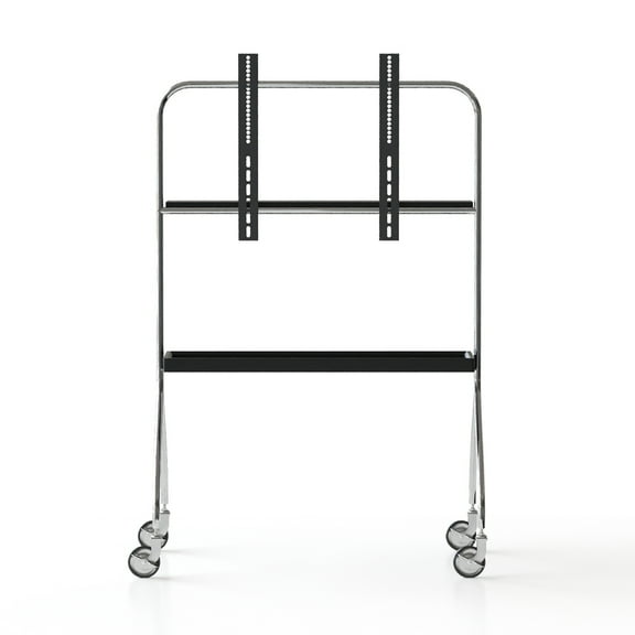 Antique Black Movable Floor TV Stand for 43-70 Inch Displays | 360° Rotational, Adjustable Height, Multi-Scene Use, 200 lb Capacity