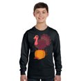 thumbnail image 2 of Awkward Styles Thanksgiving Youth Sweatshirt Happy Turkey Crewneck Tee for Kids, 2 of 5