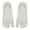 Beige, variant on LUOGENLI Summer Thinâtype Tabi Toe Separator Socks, Antiâ Silicone Invisible Boat Socks Casual Minimalist Foot Liners White One Size