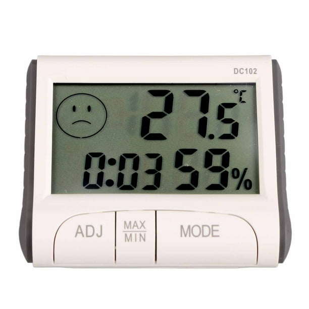 Termómetro digital LCD NikouMX estación meteorológica digital monitoreo medidor de temperatura
