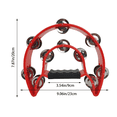 thumbnail image 2 of Cyenie Children'S Toy Tambourine, Children Percussion Toy Musical Instrument Ring Hand Ring Hammer Tambourine Combination, 2 of 2