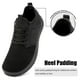 thumbnail image 5 of Zapatos CFVKPT para hombre, puntera ancha, soporte de arco, negro, talla 41, 5 of 7