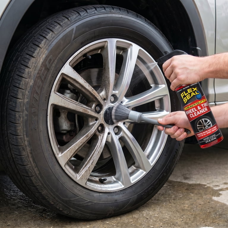 Flex Seal Heavy Duty Wheel & Tire Cleaner Spray, 16 oz photo 3