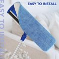 thumbnail image 3 of 18" Replacement Microfiber Pad for Rubbermaid Commercial 18 Inch Mops Head - Wet & Dry Commercial Cleaning Reusable Mop Refills Fit for Any Microfiber Flat Mop System 18"(6Pcs), 3 of 7