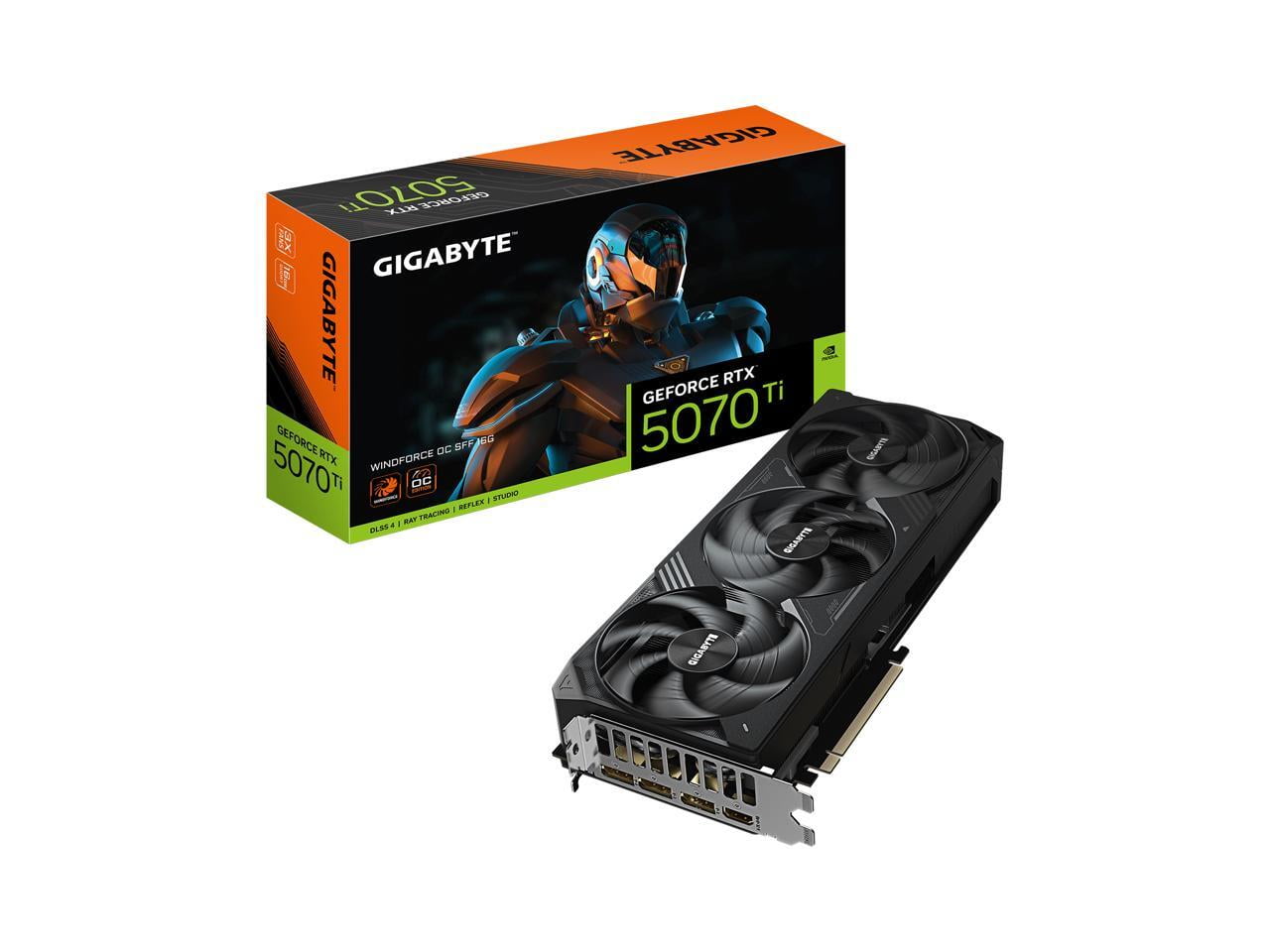 Gigabyte Technology 295577 Gigabyte Vcx Gv-n507twf3oc-16gd Geforce Rtx 5070 Ti Windforce Oc Sff 16g Gddr7