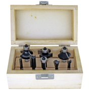 9 Piece 1/4 Shank Carbide Tip Cutter Tipped Wood Router Bit Set Kit