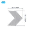 thumbnail image 2 of Uxcell Reflective Stickers, 20Pcs Arrow Reflective Sticker, Fluorescent White, 2 of 6