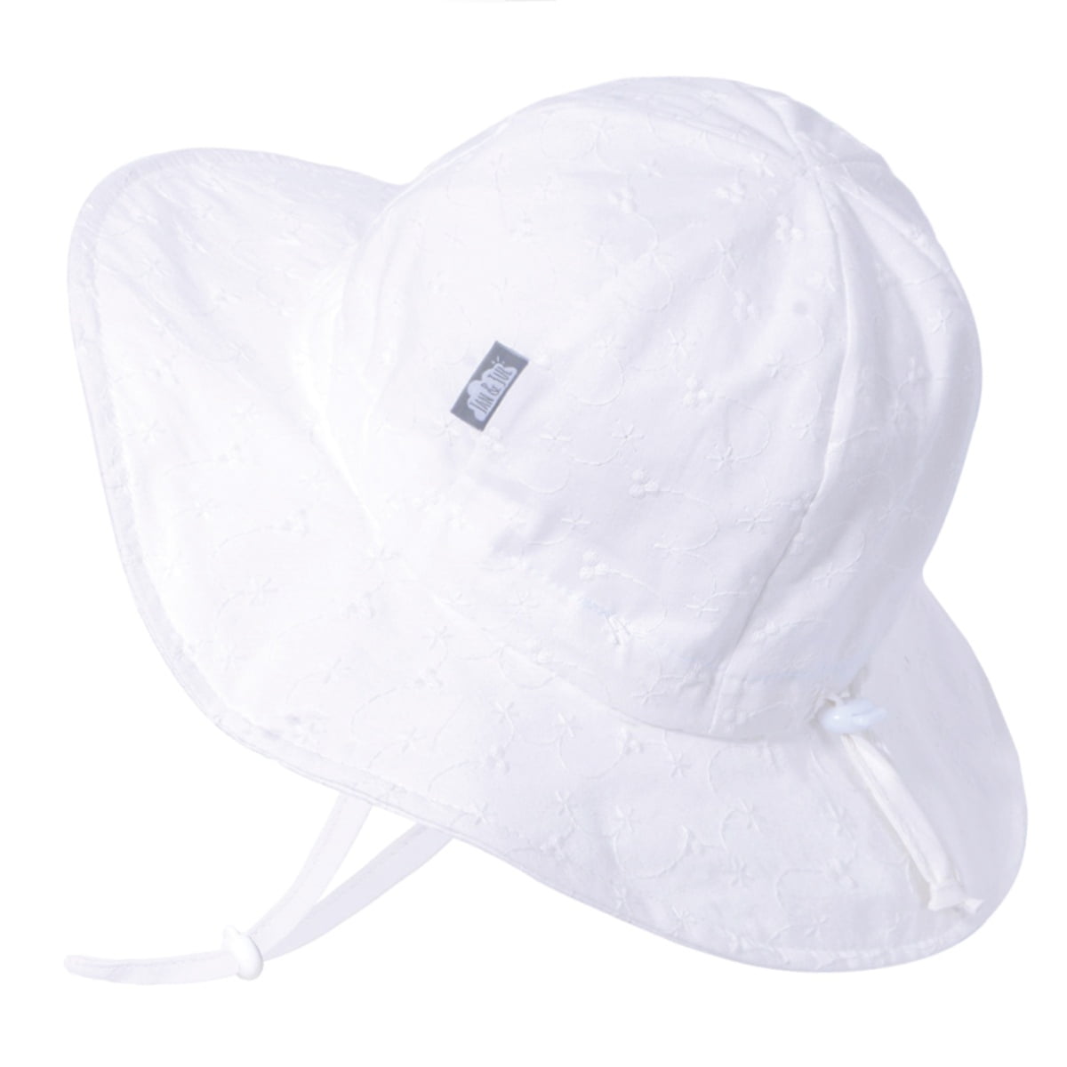 Breathable Cotton UPF 50 Jan & Jul GRO-with-Me Cotton Floppy Adjustable Sun-Hat for Girls