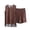 Brown#1, variant on Women's Nylon Spandex Pajama Set Sleeveless Crew Neck Front Short Back Long Back Button Cotton - like Loungewear Sleepwear 3XL - 5XL