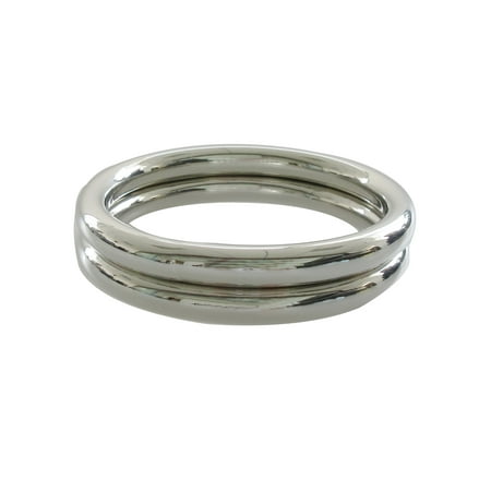 Time and Tru Women's Round 2 Bangle Set in Gold Plated Iron