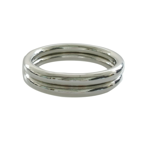 Time and Tru Women's Round 2 Bangle Set in Gold Plated Iron