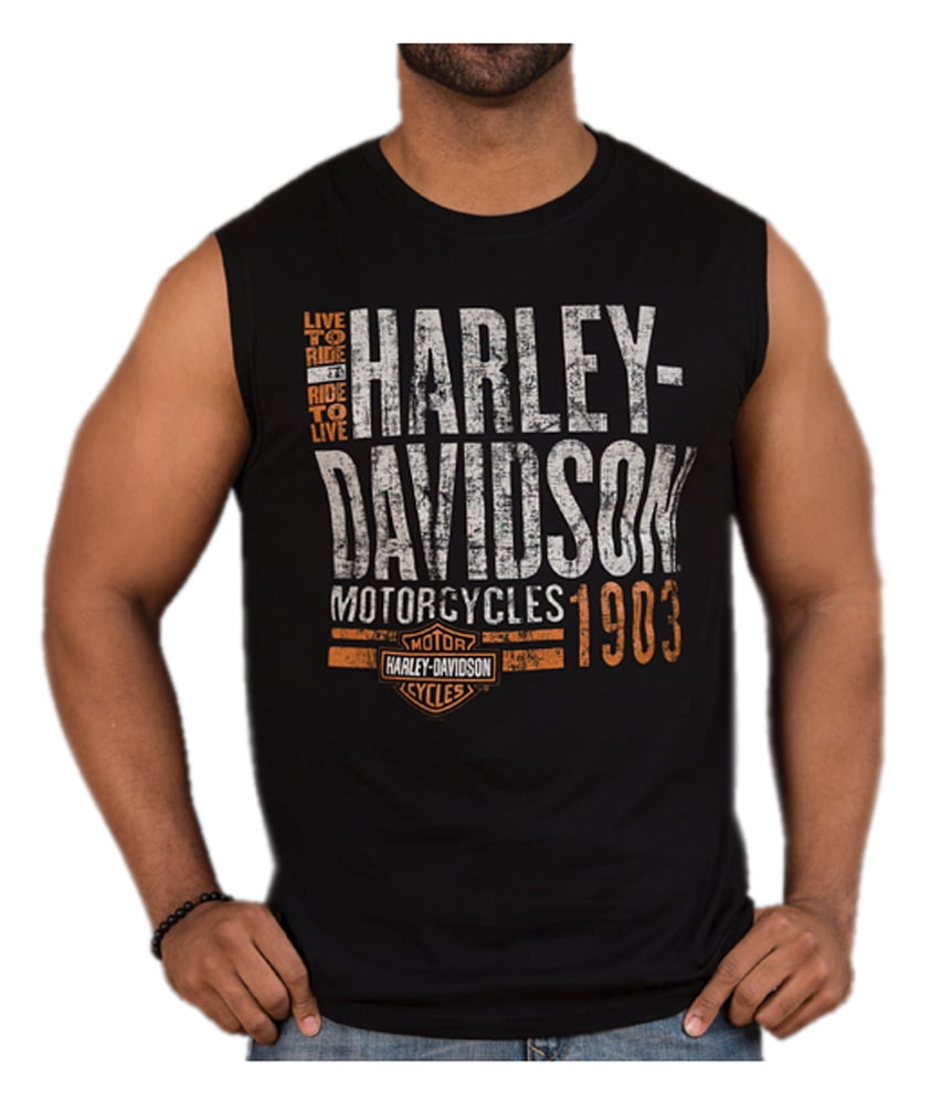 harley davidson cut off shirts