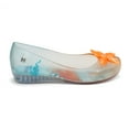 thumbnail image 3 of Mini Melissa Ultra + Little Mermaid II Ballerina Flat, 1, Orange, 3 of 7