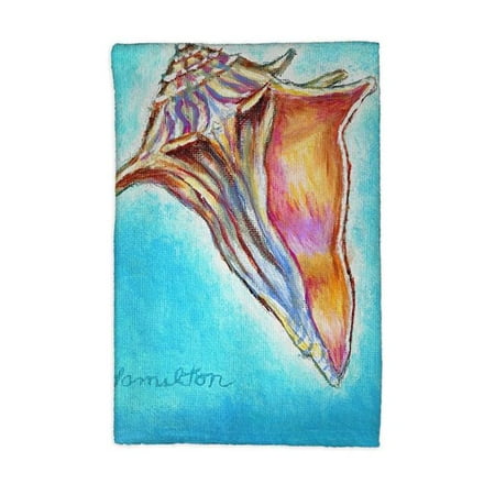 

Betsydrake KT1221 16 x 25 in. Conch in Aqua Kitchen Towel
