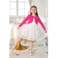 thumbnail image 6 of Arshiner Girls Open Front Shrug Cardigan Kids Children Knit Long Sleeve Bolero with Button Closure, 6 of 6
