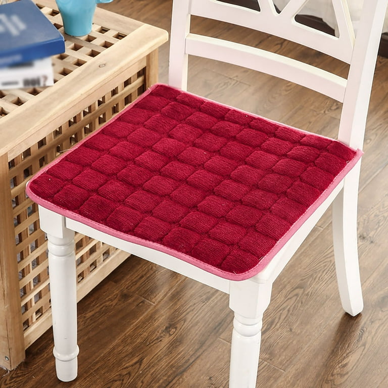 Wheelchair Seat Cushions for Seniors Super Soft And Comfortable Plush Chair  Cushion With Fixed Rope Non Slip Winter Warm Seat Cushion Comfortable
