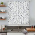 thumbnail image 5 of Navy Blue Flowers Sheer Curtains 84 Inches Long, Spring Summer Farmhouse Botanical Light Filering Curtains, Breathable Simi Curtain Privacy Drapes for Living Room Bedroom Lightweight Window Treatment, 5 of 9