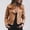 Khaki, variant on Jjayotai Women's Motorcycle Jacket, 2024 Fall Faux Leather Biker Coats, Plus Size Long Sleeve Zipper Slim Fit Short Casual Coat Blue M