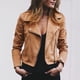 thumbnail image 2 of Chaquetas para mujer, cárdigan corto de manga larga con frente abierto a la moda, chaqueta con cremallera, abrigo, parte superior Odeerbi ODB-3, 2 of 7