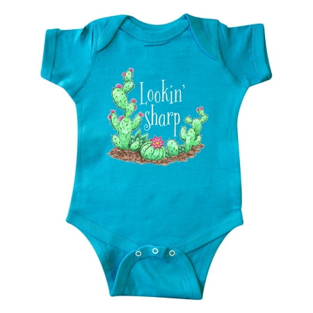 

Inktastic Lookin Sharp Cacti and Succulents Gift Baby Boy or Baby Girl Bodysuit