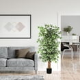 thumbnail image 4 of Árbol artificial GTIDEA Ficus de 1,8 m con tronco natural y musgo, 4 of 7