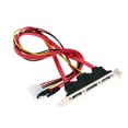 thumbnail image 2 of PC DIY SATA una ESATA y 4Pin IDE Molex Power PCI Bracket Slot Cable Perfil de para Disco Duro Externo, 2 of 5