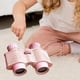 thumbnail image 1 of Prismáticos para niños, minijuguetes sensoriales binocuolares a prueba de golpes, juguete de aumento para niños para recuerdos de fiesta y Rosa Hugo binoculares para niños, 1 of 9