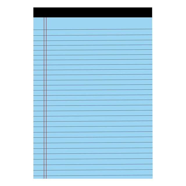 Ngxiha Colored Legal Writing Wide Ruled 50 Sheets Per Notepad Perforated Writing Notepad for School College Business